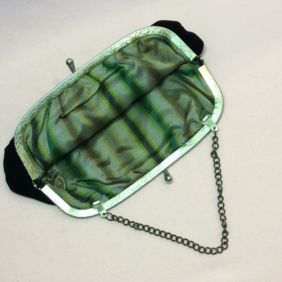 FINAL SALE PRICE Evening Bag Lot - Gold Clutch & Black Velvet Bag - Picture 7 of 7